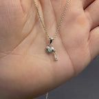 Heart lock and key Pendant