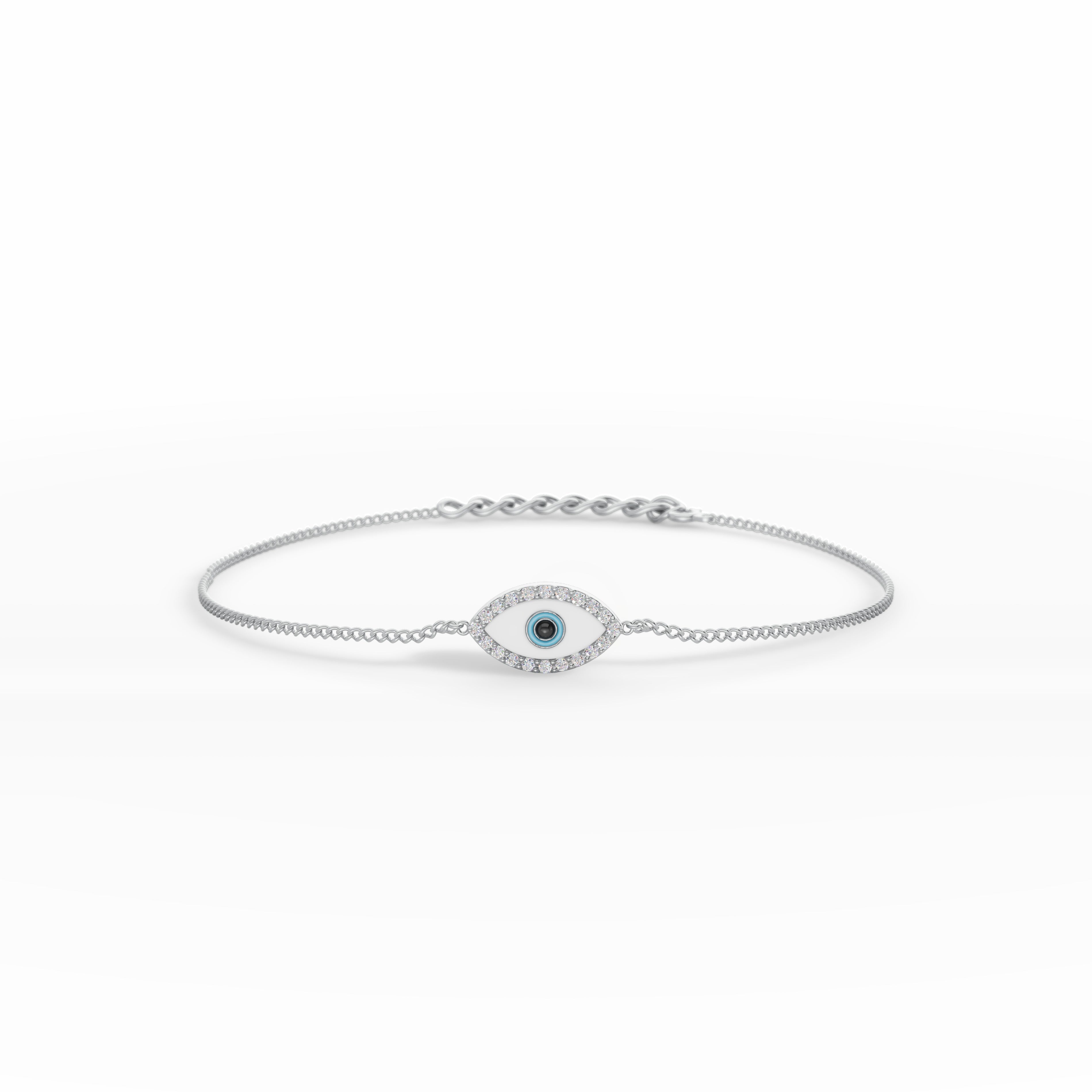 Minimalist Evil Eye Bracelet - 92Five