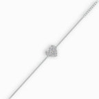 Heart Shape Diamond Bracelet - 92Five
