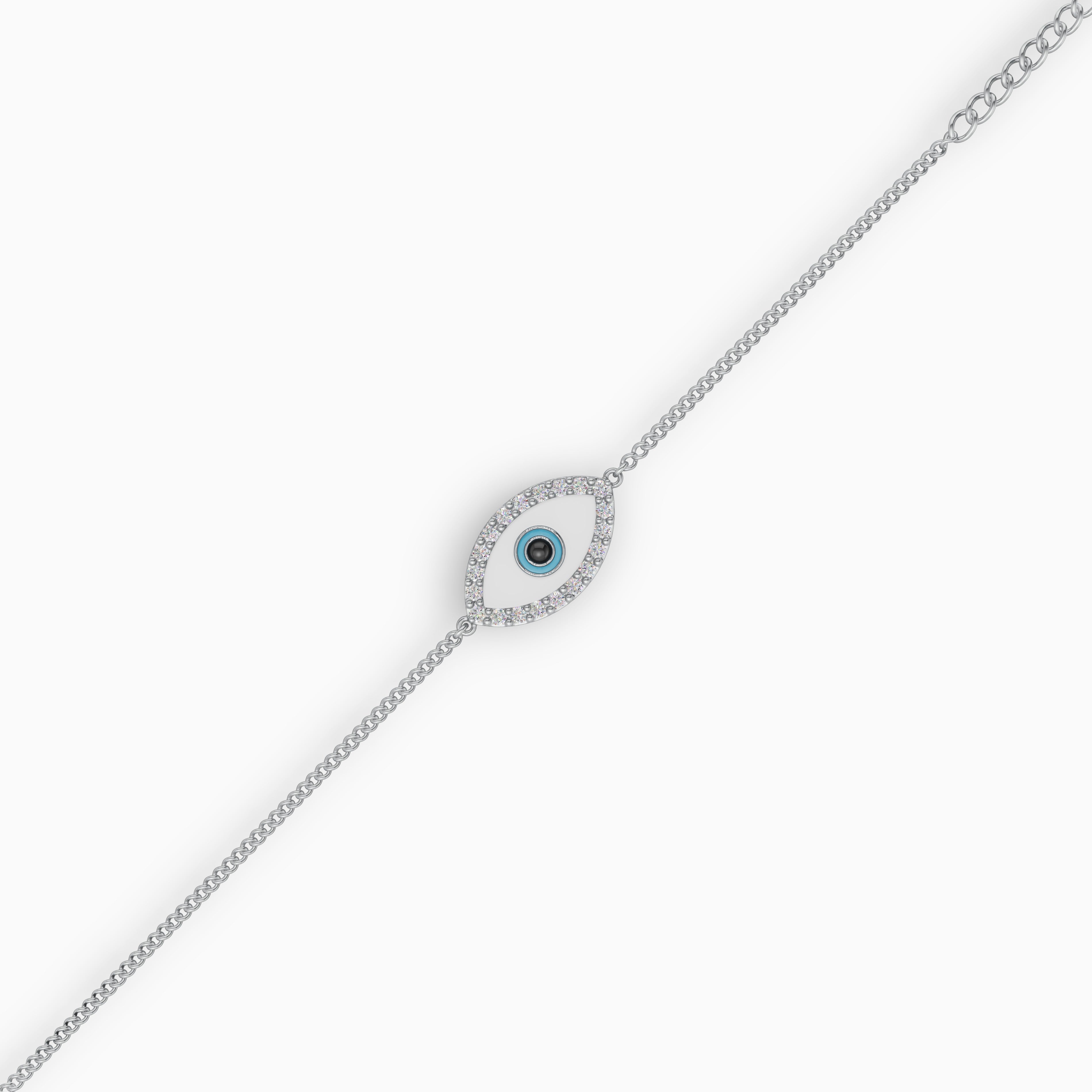 Minimalist Evil Eye Bracelet - 92Five