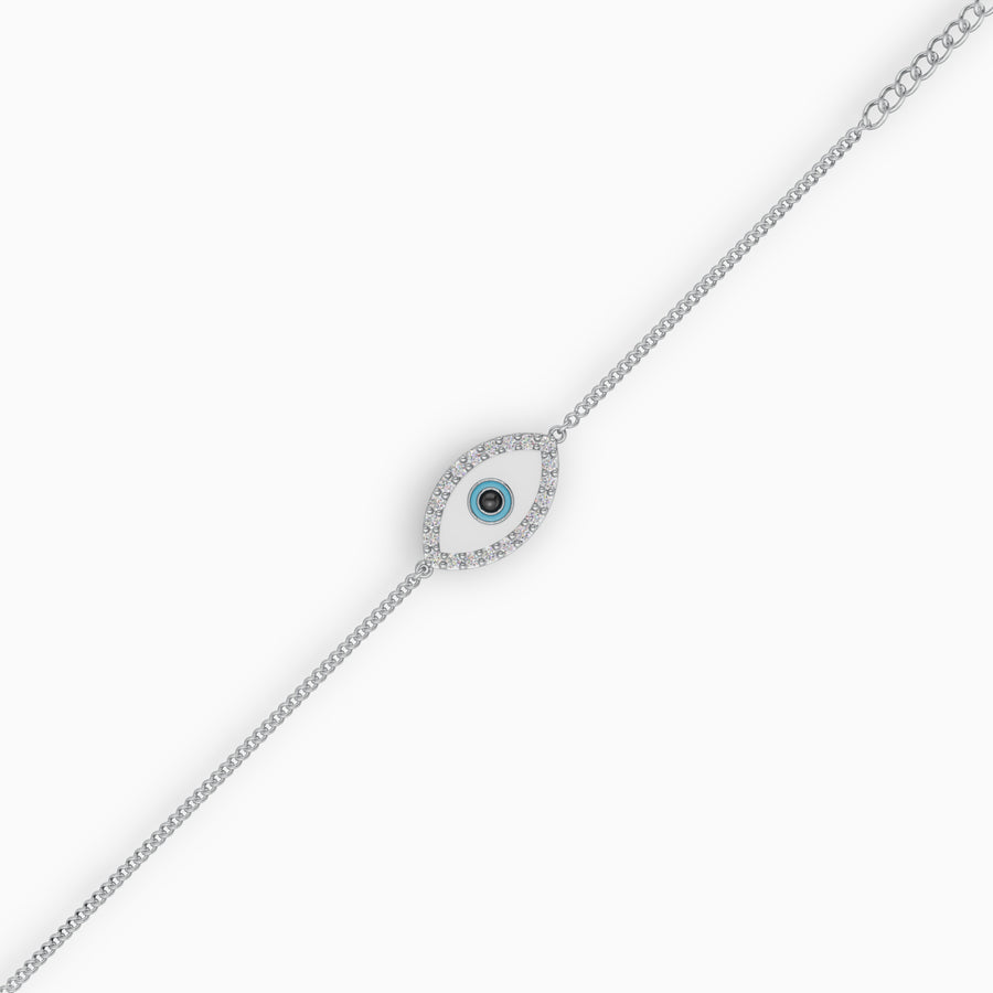 Minimalist Evil Eye Bracelet