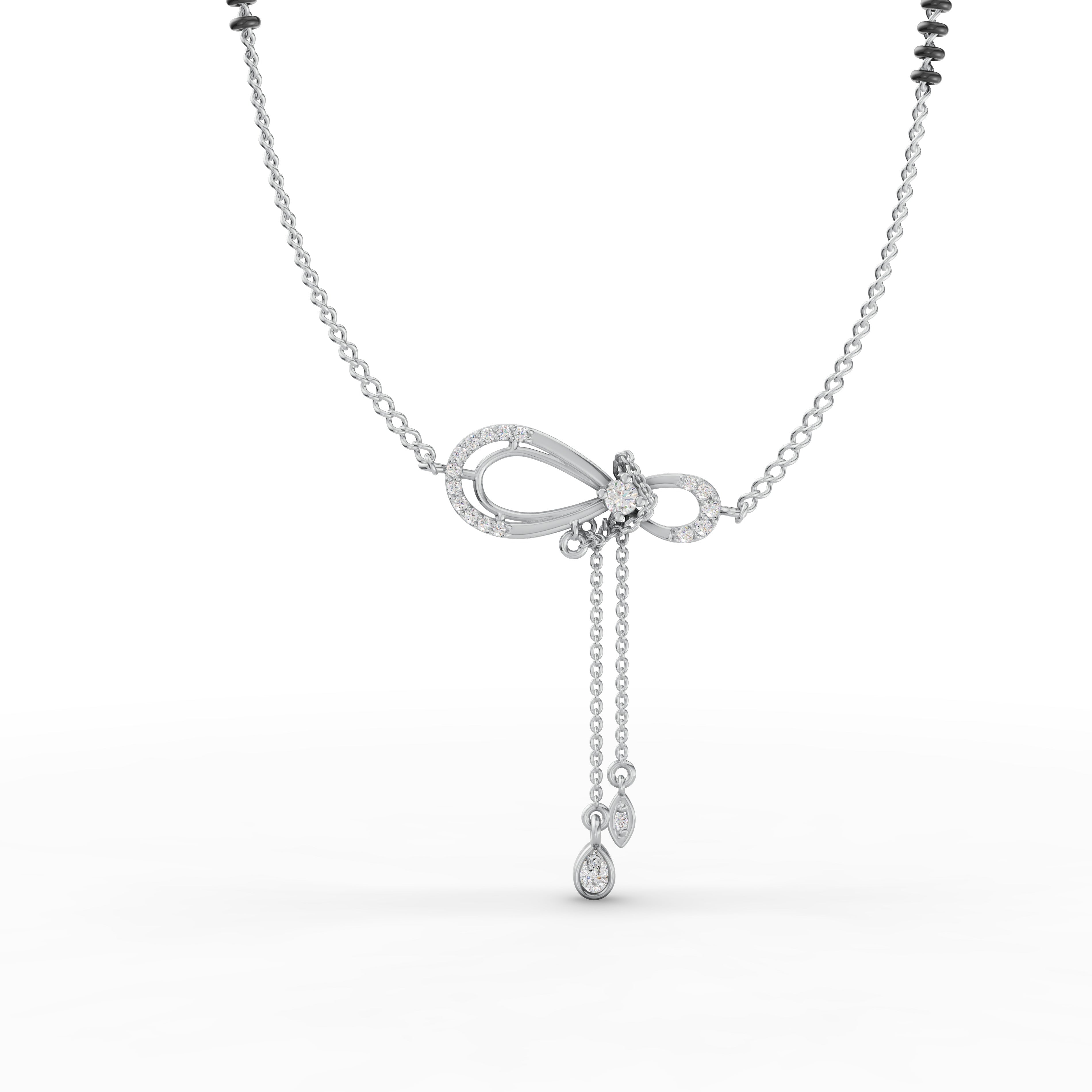 Infinity Love Diamond Mangalsutra - 92Five