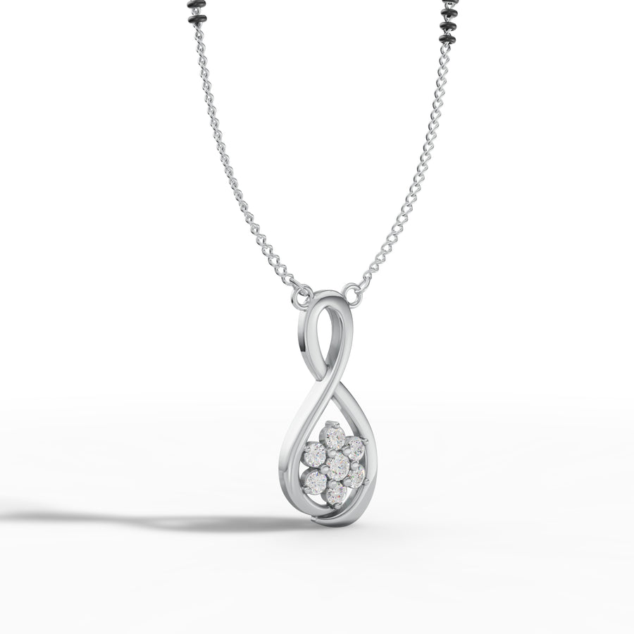 Olga Infinity Delicate Diamond Mangalsutra