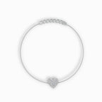 Heart Shape Diamond Bracelet - 92Five