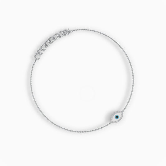 Minimalist Evil Eye Bracelet