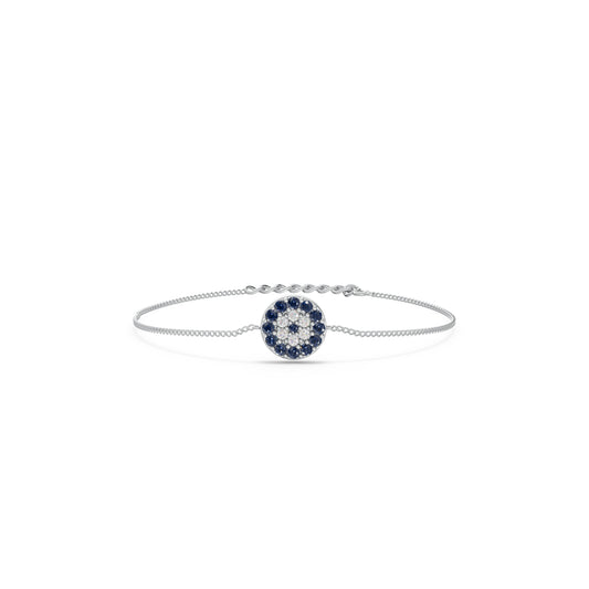 Circular Evil eye Bracelet