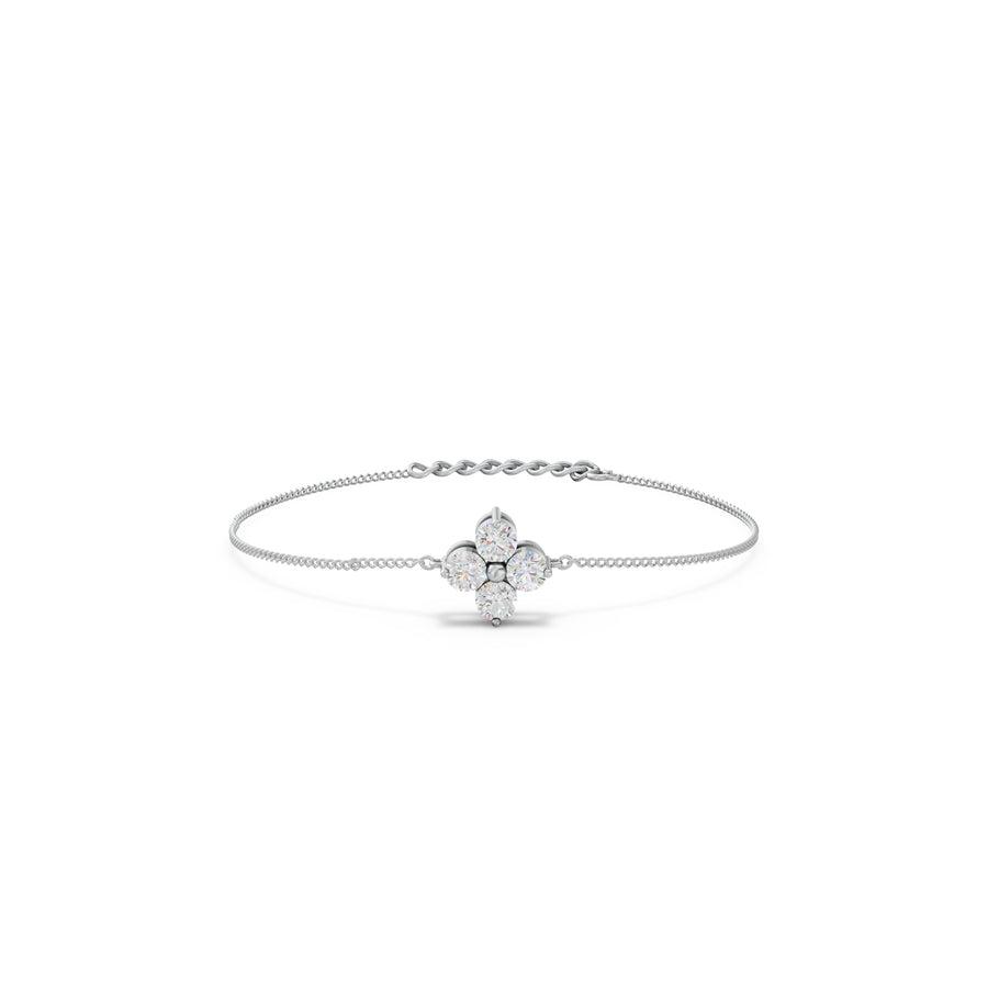 Flower Diamond Bracelet