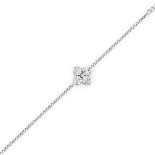 Flower Diamond Bracelet